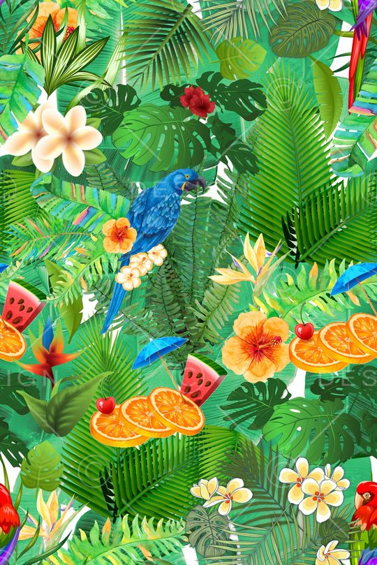 天堂鸟花印花华亿平台图片