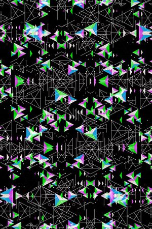 小方块印花华亿平台图片