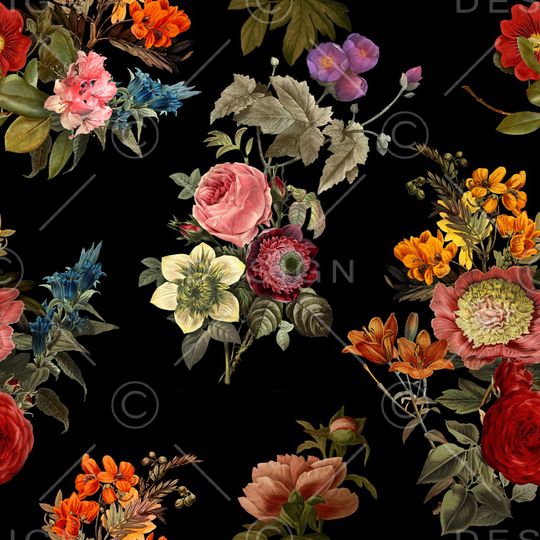 花朵印花华亿平台图片