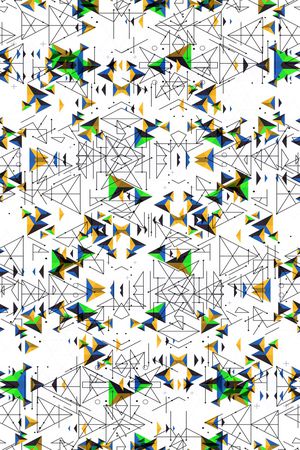 小方块印花华亿平台图片