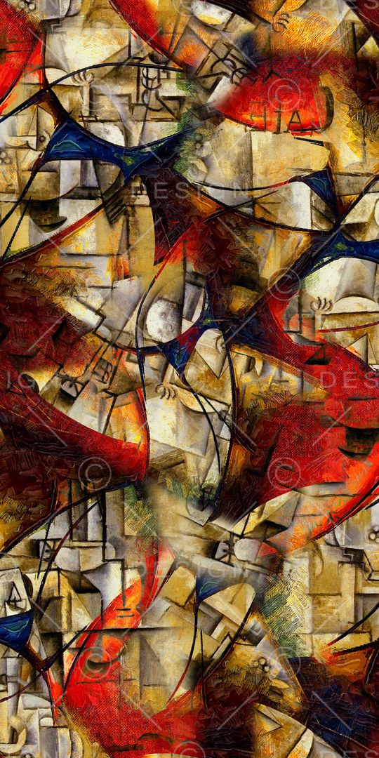 抽象印花华亿平台图片