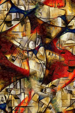 抽象印花华亿平台图片