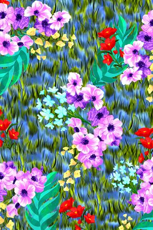 抽象印花华亿平台图片