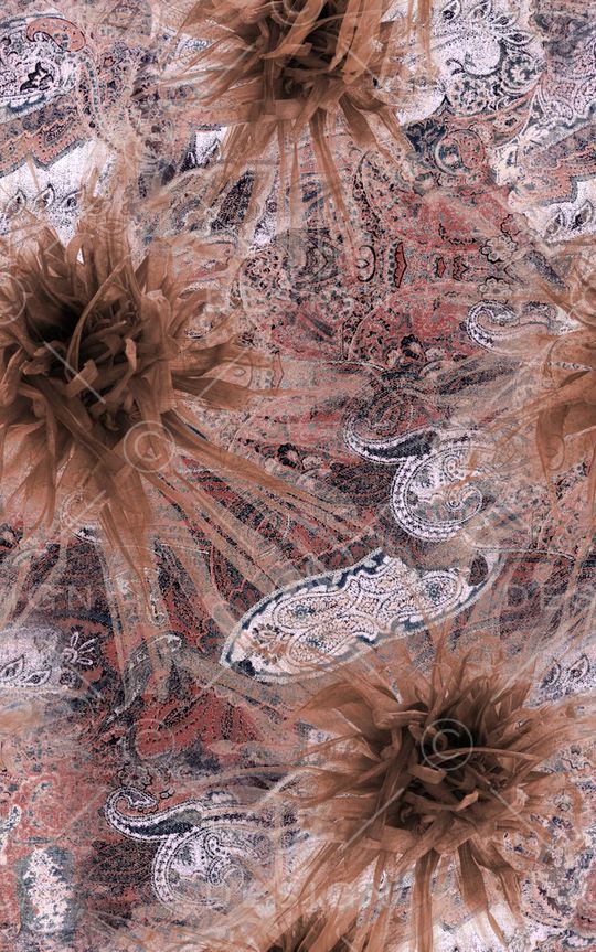 巴洛克印花华亿平台图片