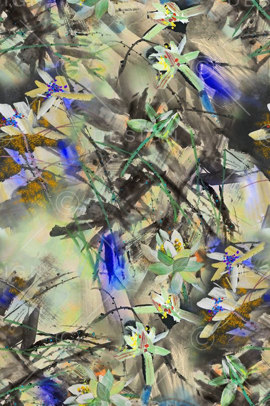 水彩印花华亿平台图片