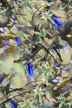 水彩印花华亿平台图片