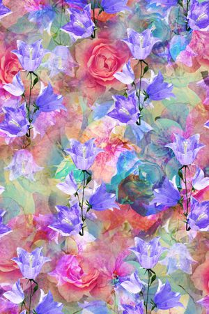 玫瑰印花华亿平台图片