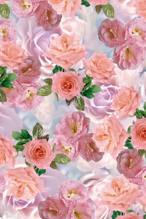 玫瑰印花华亿平台图片