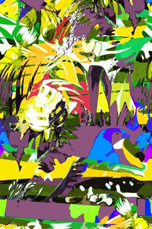 熱帶印花华亿平台图片