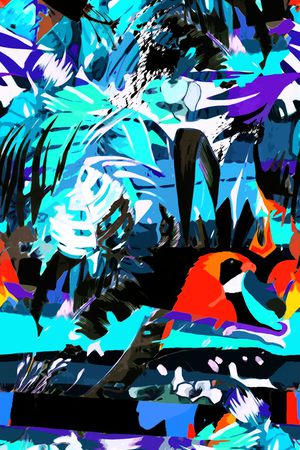 熱帶印花华亿平台图片