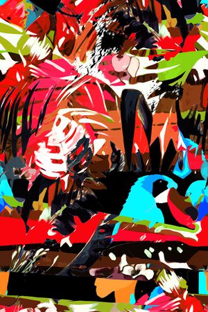 熱帶印花华亿平台图片