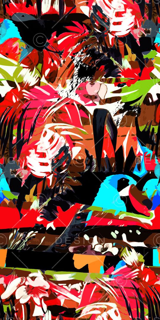 熱帶印花华亿平台图片