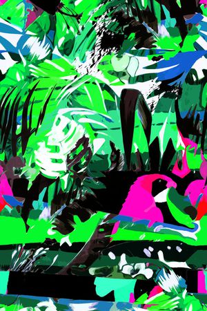 熱帶印花华亿平台图片