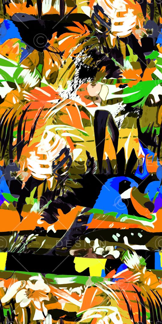 熱帶印花华亿平台图片