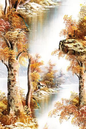 树木印花华亿平台图片