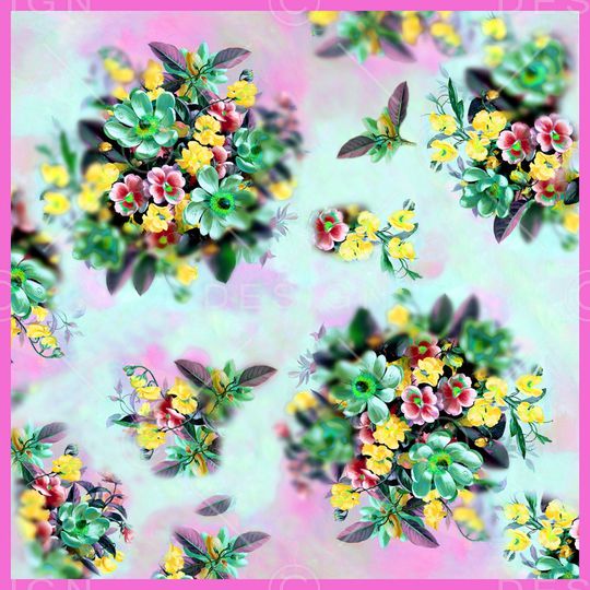 花朵印花华亿平台图片