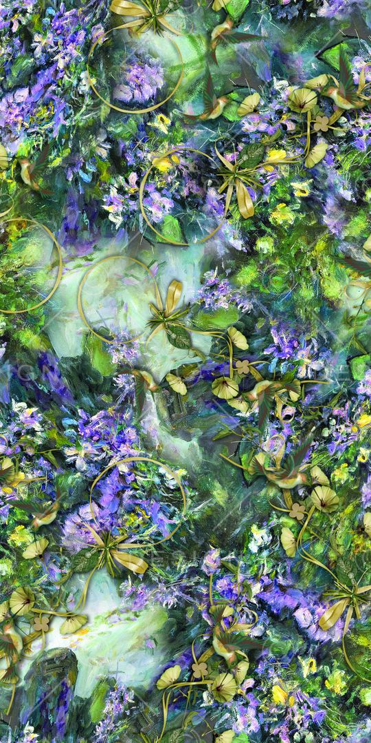 牵牛花印花华亿平台图片