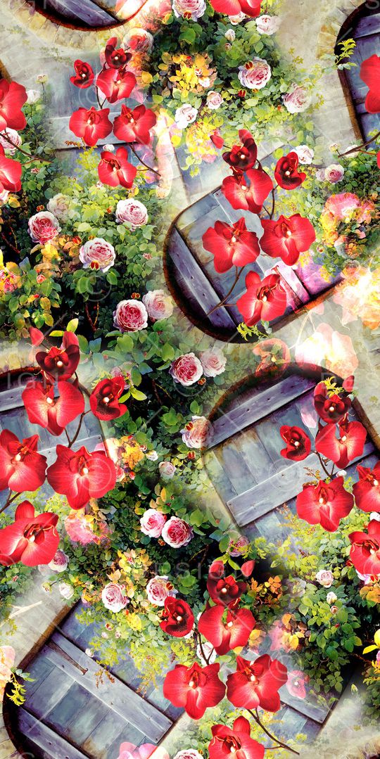 玫瑰印花华亿平台图片