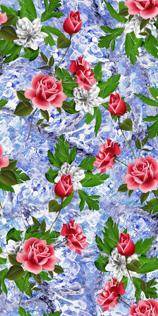 玫瑰印花华亿平台图片