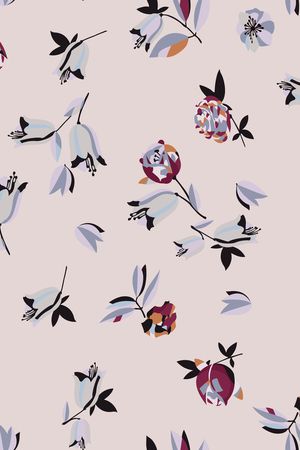 小碎花印花华亿平台图片