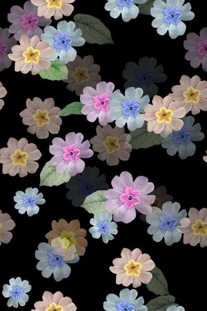 小碎花印花华亿平台图片