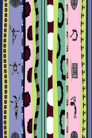 几何印花华亿平台图片