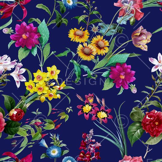 花朵印花华亿平台图片