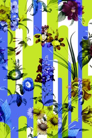 花朵印花华亿平台图片