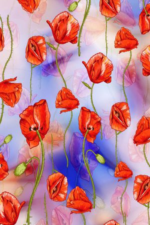 水彩印花华亿平台图片