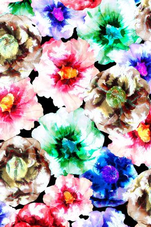 水彩印花华亿平台图片