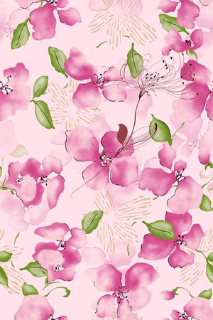 花朵印花华亿平台图片