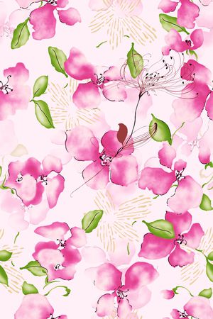 花朵印花华亿平台图片