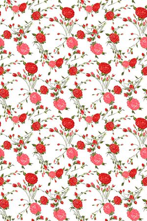 小碎花印花华亿平台图片