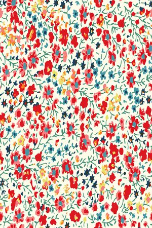 小碎花印花华亿平台图片