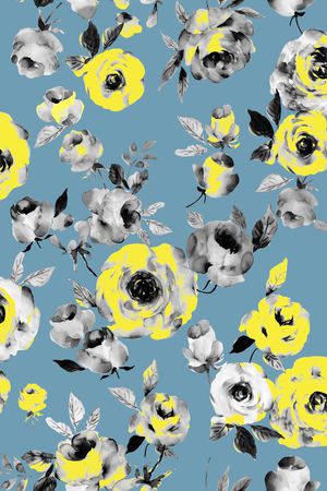 夏日清新印花华亿平台图片