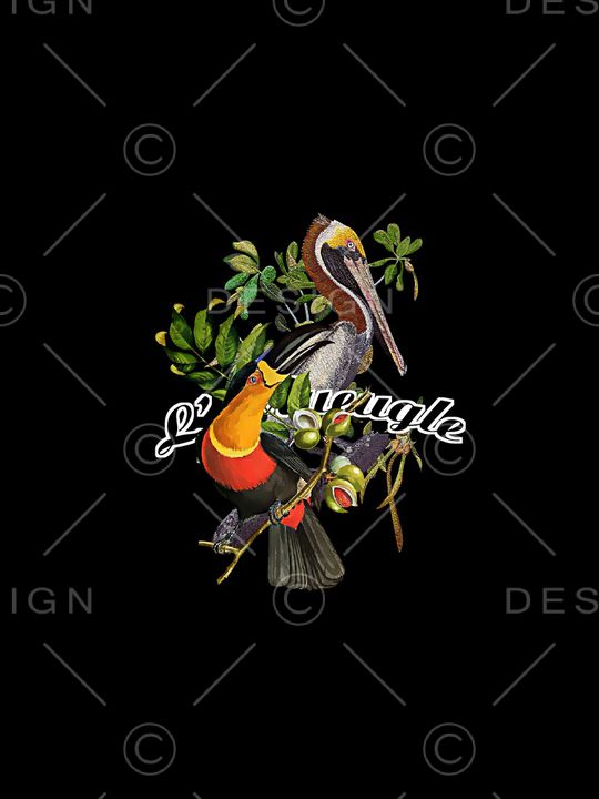 花鸟印花华亿平台图片