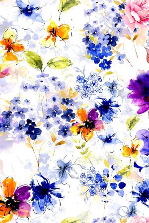 手绘印花华亿平台图片