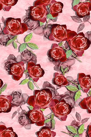 819444-立体玫瑰岩石底hong 