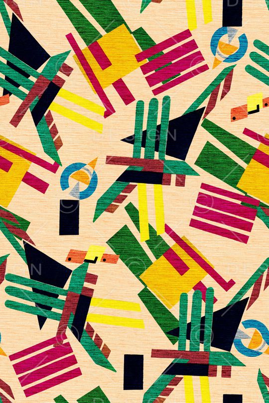 抽象印花华亿平台图片