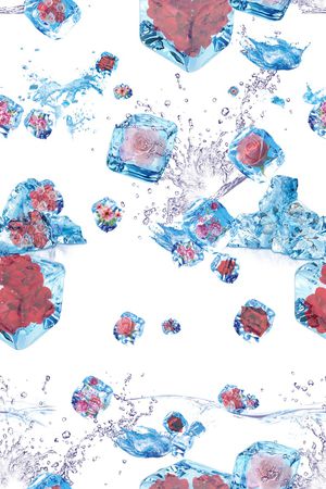 冰块印花华亿平台图片