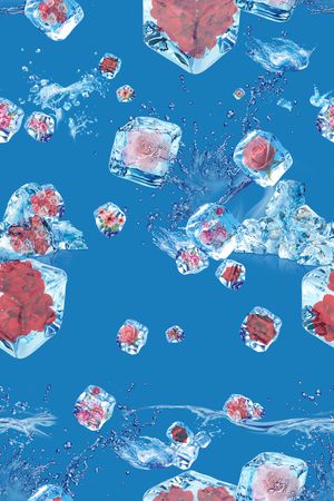 冰块印花华亿平台图片