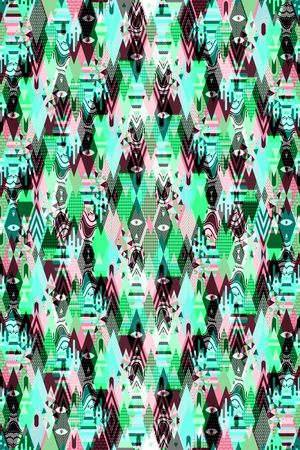 菱形印花华亿平台图片