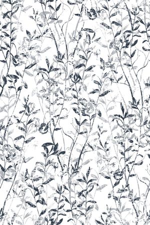 树叶印花华亿平台图片