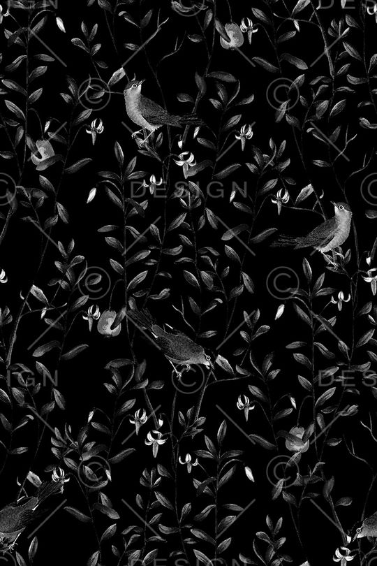 树叶印花华亿平台图片