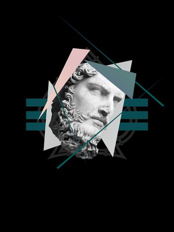 石膏像印花华亿平台图片