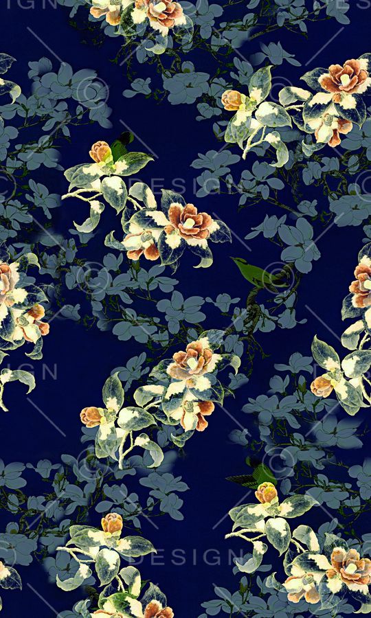 中国风印花华亿平台图片