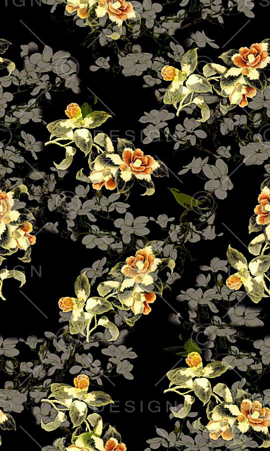 中国风印花华亿平台图片