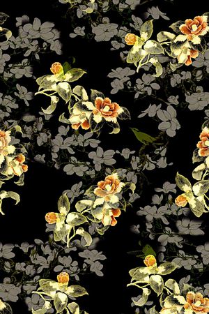 中国风印花华亿平台图片