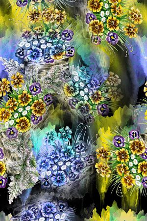 花朵印花华亿平台图片