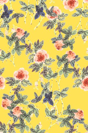 中国画印花华亿平台图片